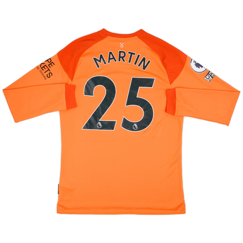 2020-21 West Ham Match Issue GK Shirt Martin #25
