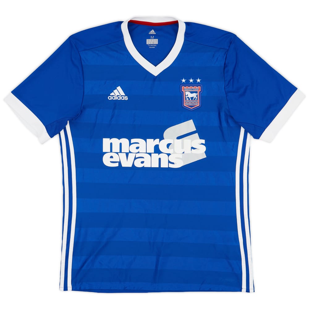 2017-18 Ipswich Home Shirt - 9/10 - (M)