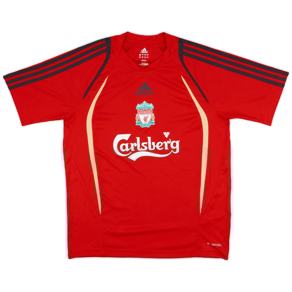 2009-10 Liverpool adidas Training Shirt - 8/10 - (M)