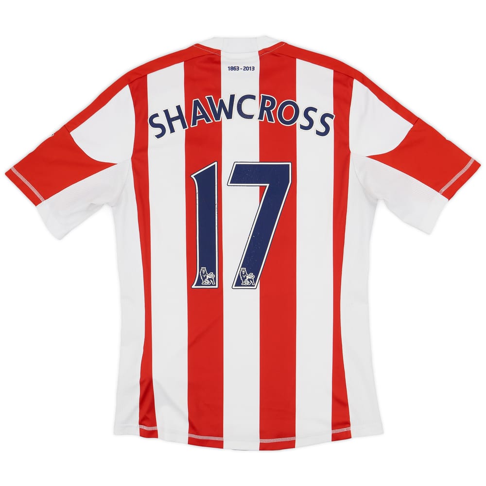 2012-13 Stoke '150 Years' Home Shirt Shawcross #17 - 6/10 - (S)