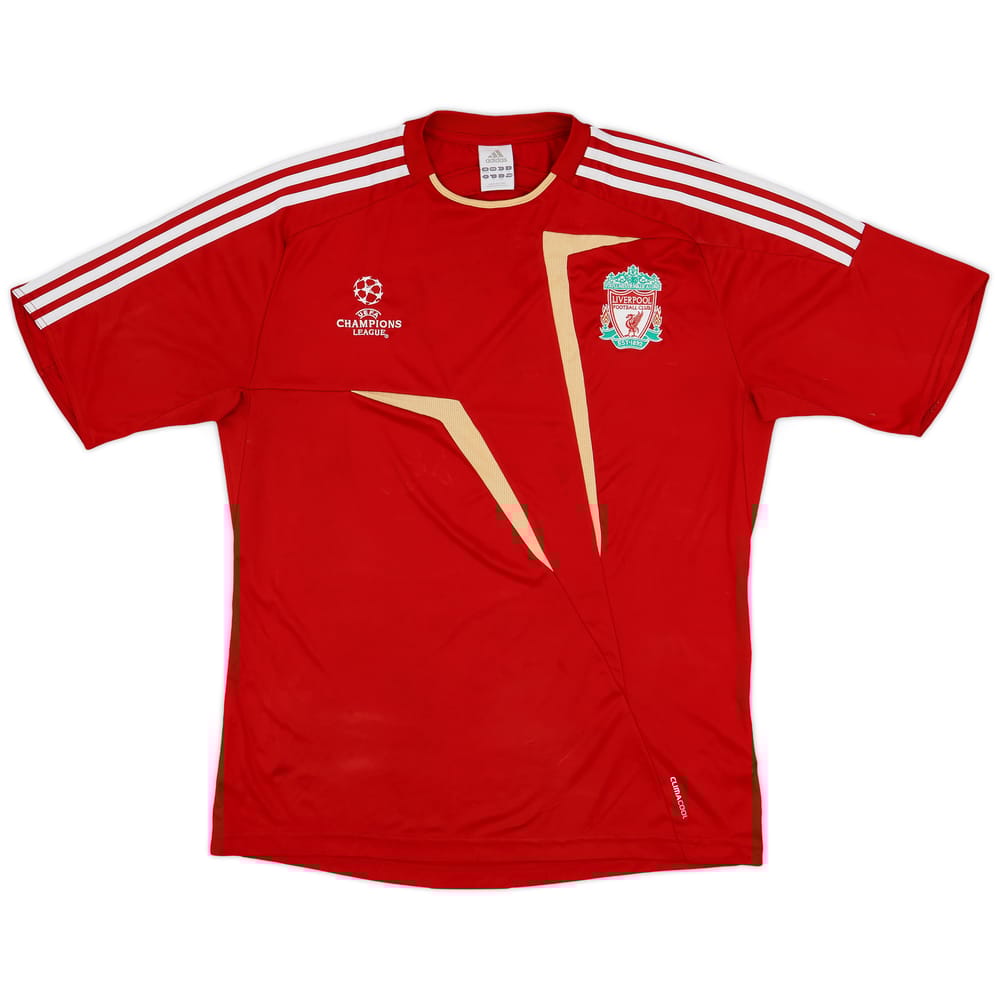 2009-10 Liverpool CL adidas Training Shirt - 8/10 - (XL)