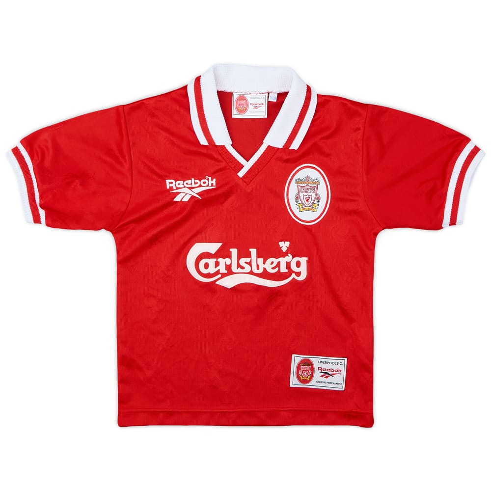 1996-98 Liverpool Home Shirt - 9/10 - (6-7 Years)