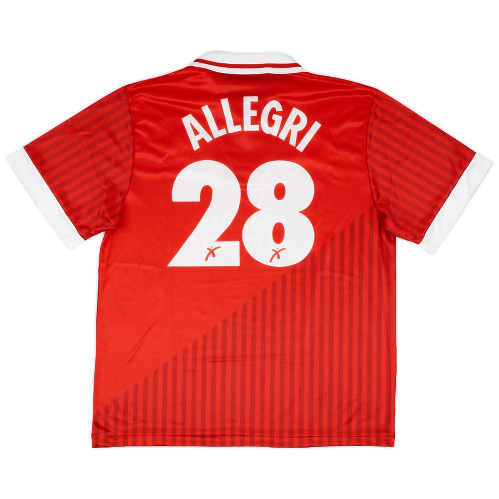 1995-96 Perugia Match Issue Home Shirt Allegri #28