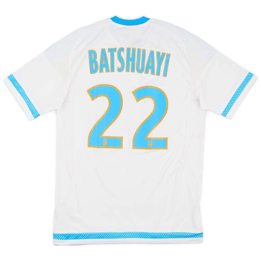2015-16 Olympique Marseille Home Shirt Batshuayi #22 - 7/10 - (S)