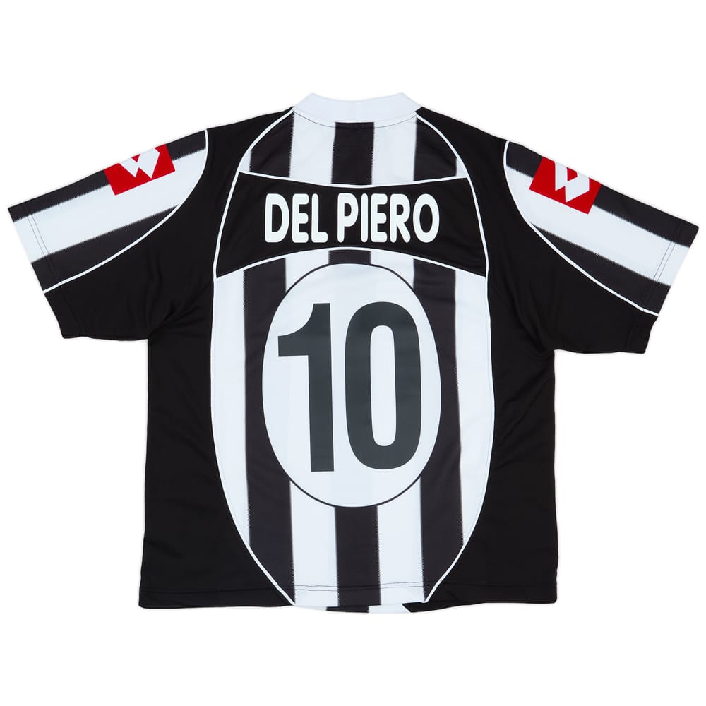 2002-03 Juventus Home Shirt Del Piero #10 - 8/10 - (XL)