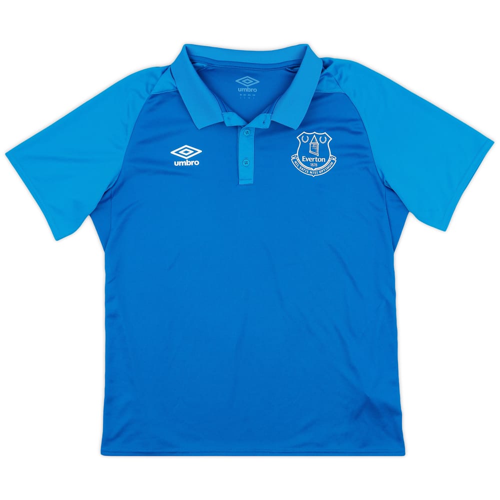 2017-18 Everton Umbro Polo Shirt - 9/10 - (L)