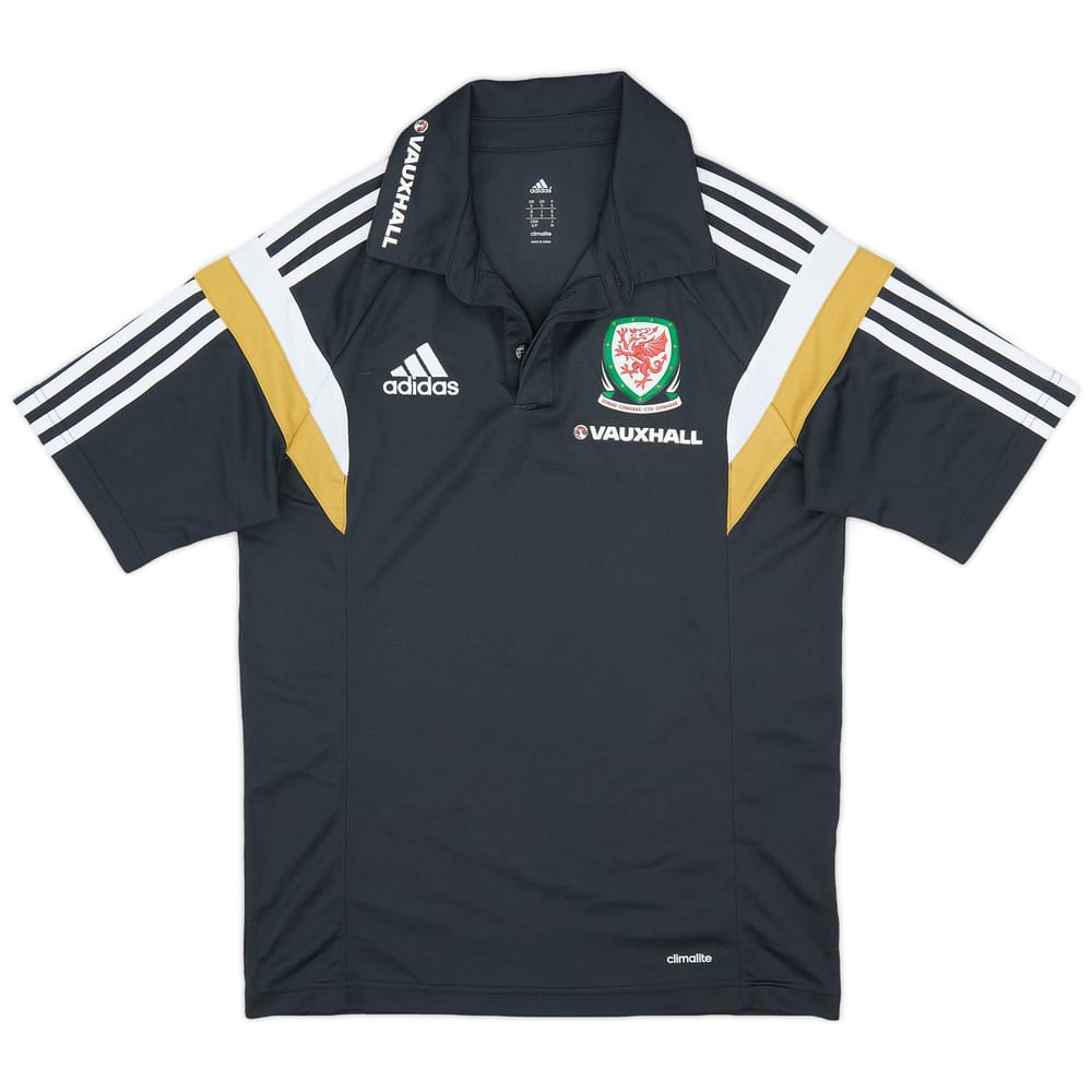 2014-15 Wales adidas Polo Shirt - 9/10 - (S)