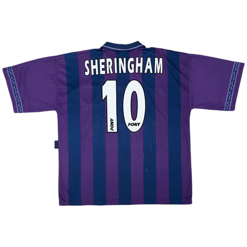 1995-97 Tottenham Away Shirt Sheringham #10 - 7/10 - (XXL)