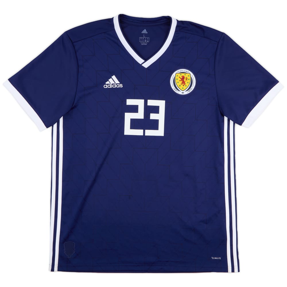 2017-19 Scotland Home Shirt #23 - 9/10 - (L)