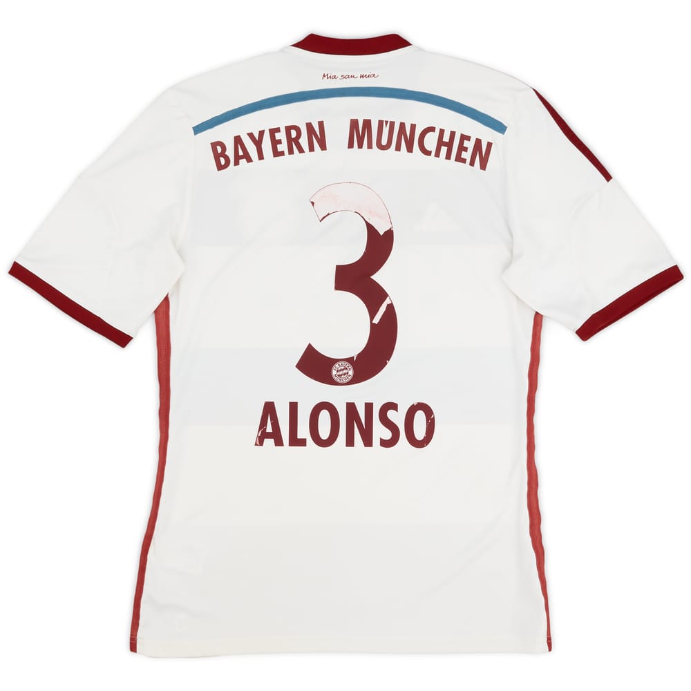 2014-15 Bayern Munich Away Shirt Alonso #3 - 3/10 - (S)