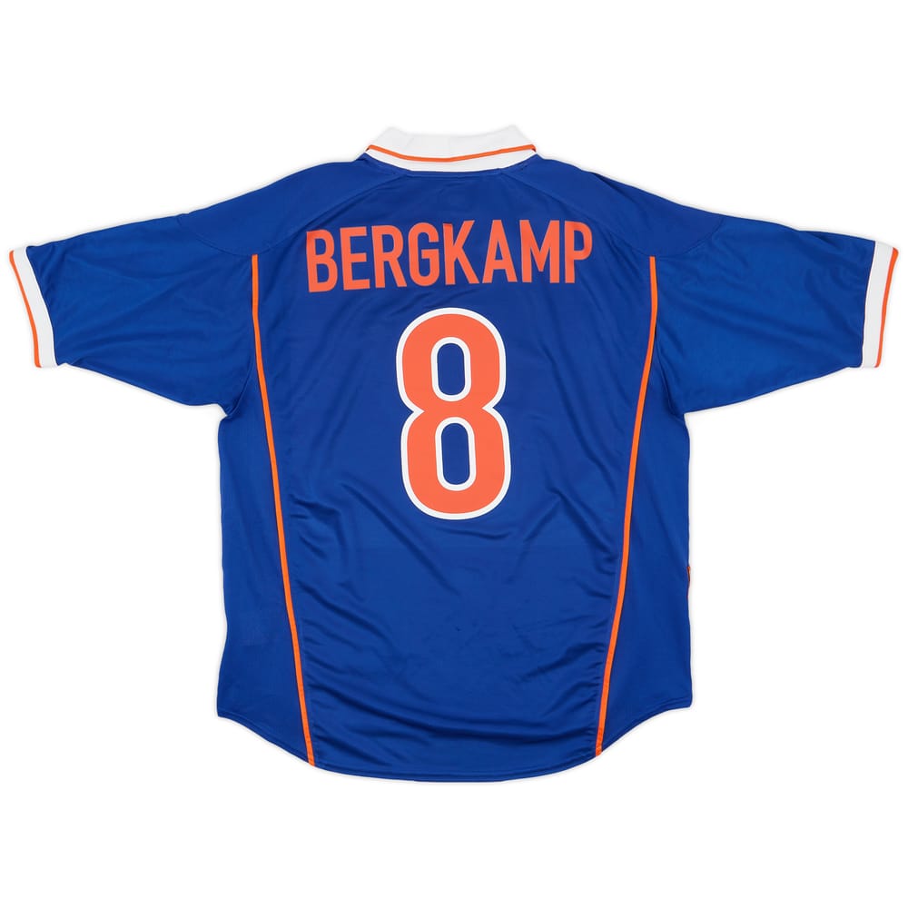 1998-00 Netherlands Away Shirt Bergkamp #8 - 8/10 - (L)