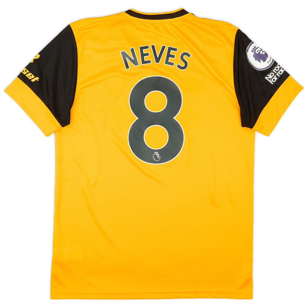 2020-21 Wolves Home Shirt Neves #8 - 9/10 - (M)