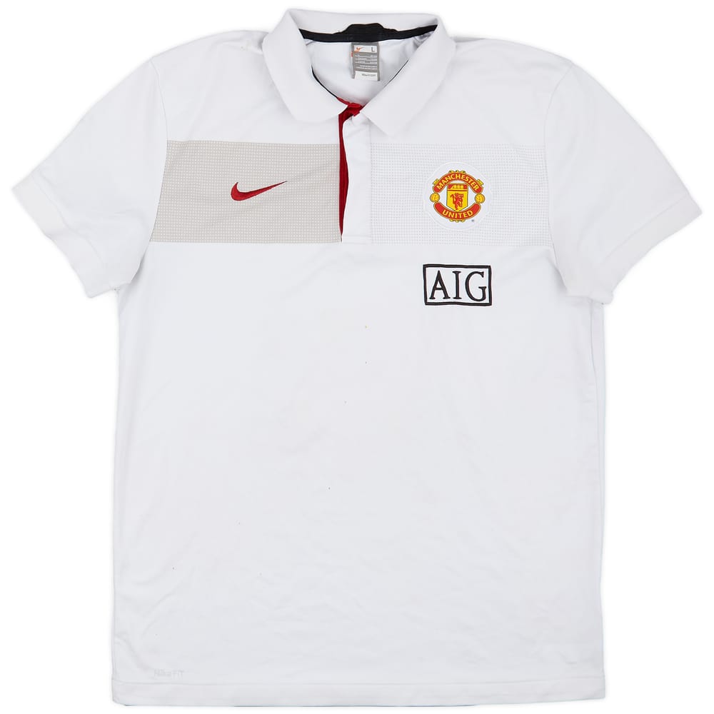2009-10 Manchester United Nike Polo Shirt - 6/10 - (L)