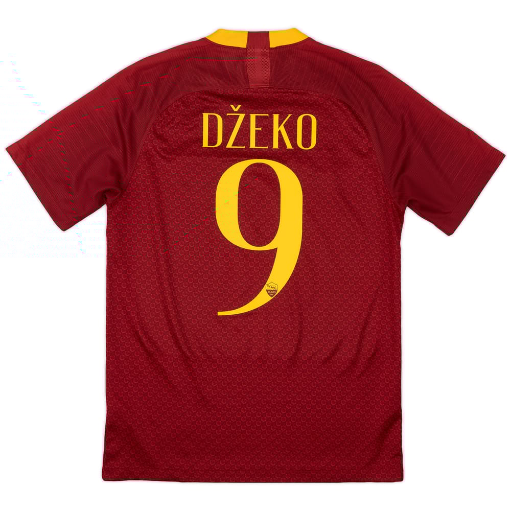 2018-19 Roma Home Shirt Dzeko #9 - 8/10 - (S)
