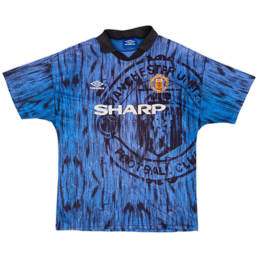 1992-93 Manchester United Away Shirt - 6/10 - (L)