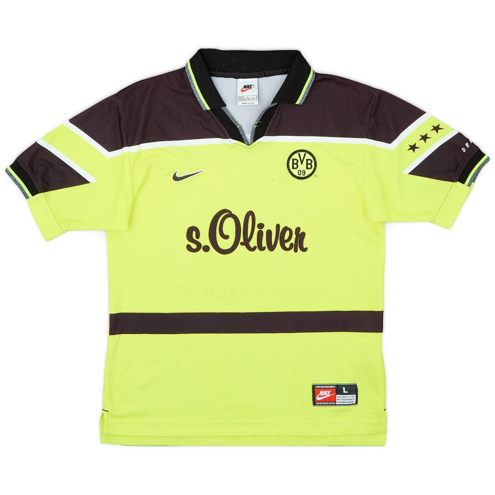 1997-98 Borussia Dortmund Home Shirt - 6/10 - (L.Boys)