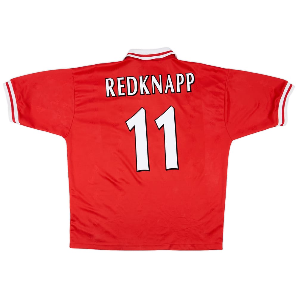 1996-98 Liverpool Home Shirt Redknapp #11 - 8/10 - (XL)