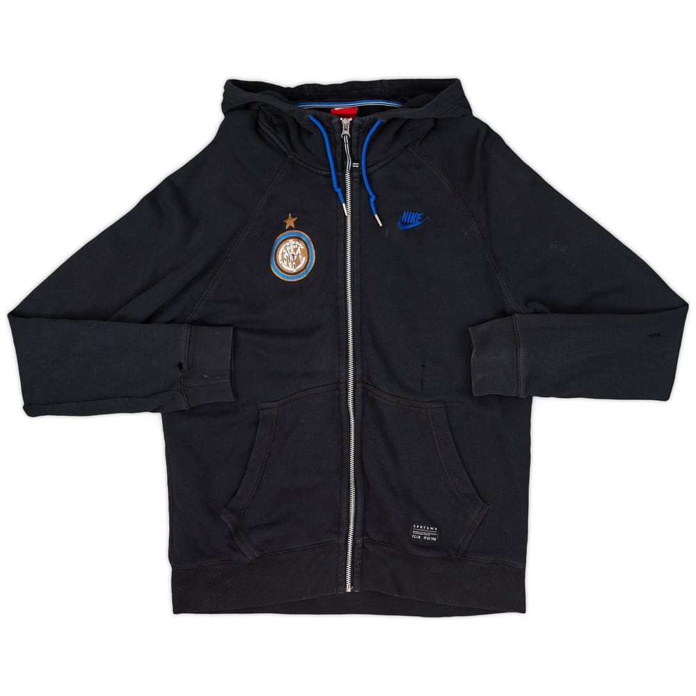 2013-14 Inter Milan Nike Hooded Zip Top - 3/10 - (M)