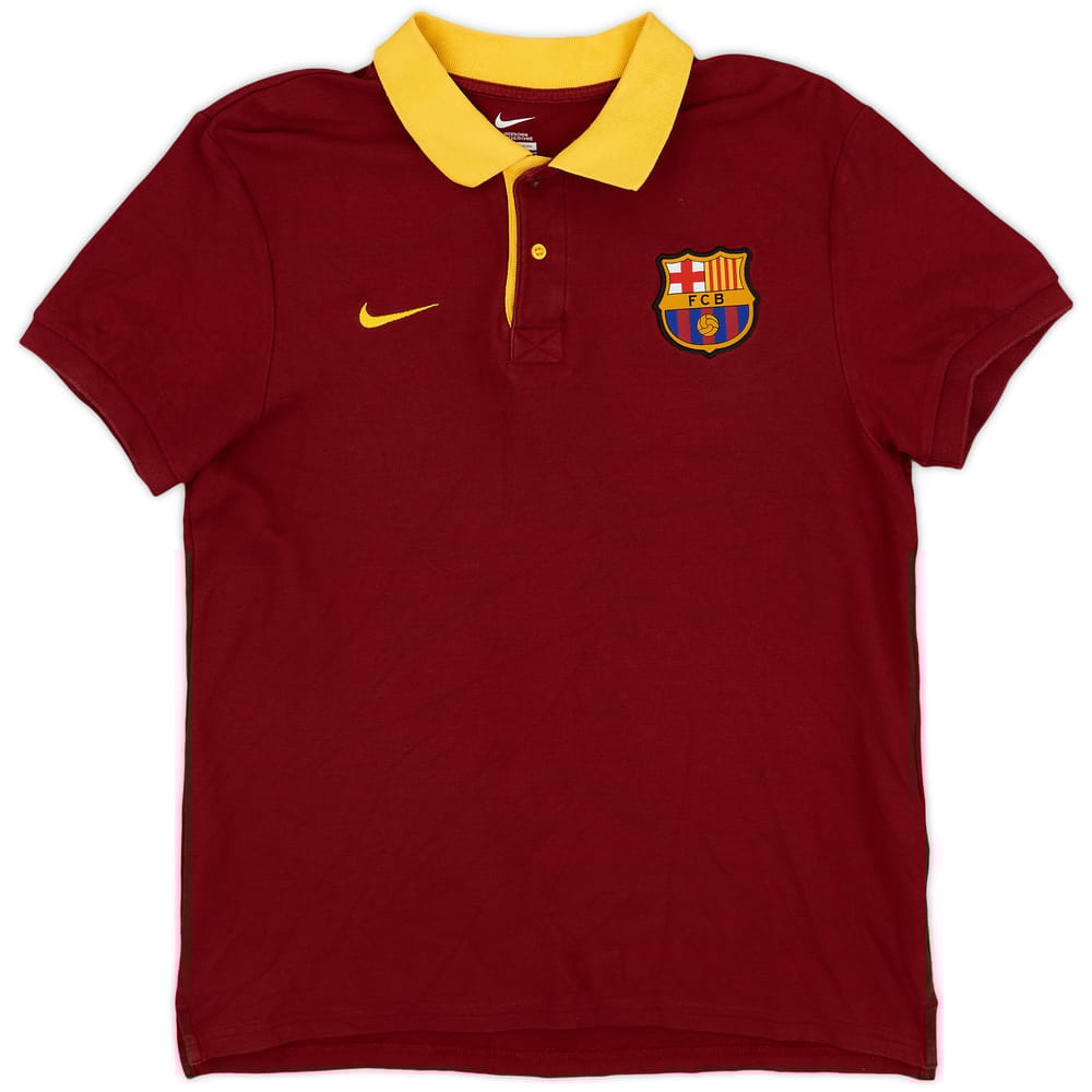 2013-14 Barcelona Nike Polo Shirt - 9/10 - (M)