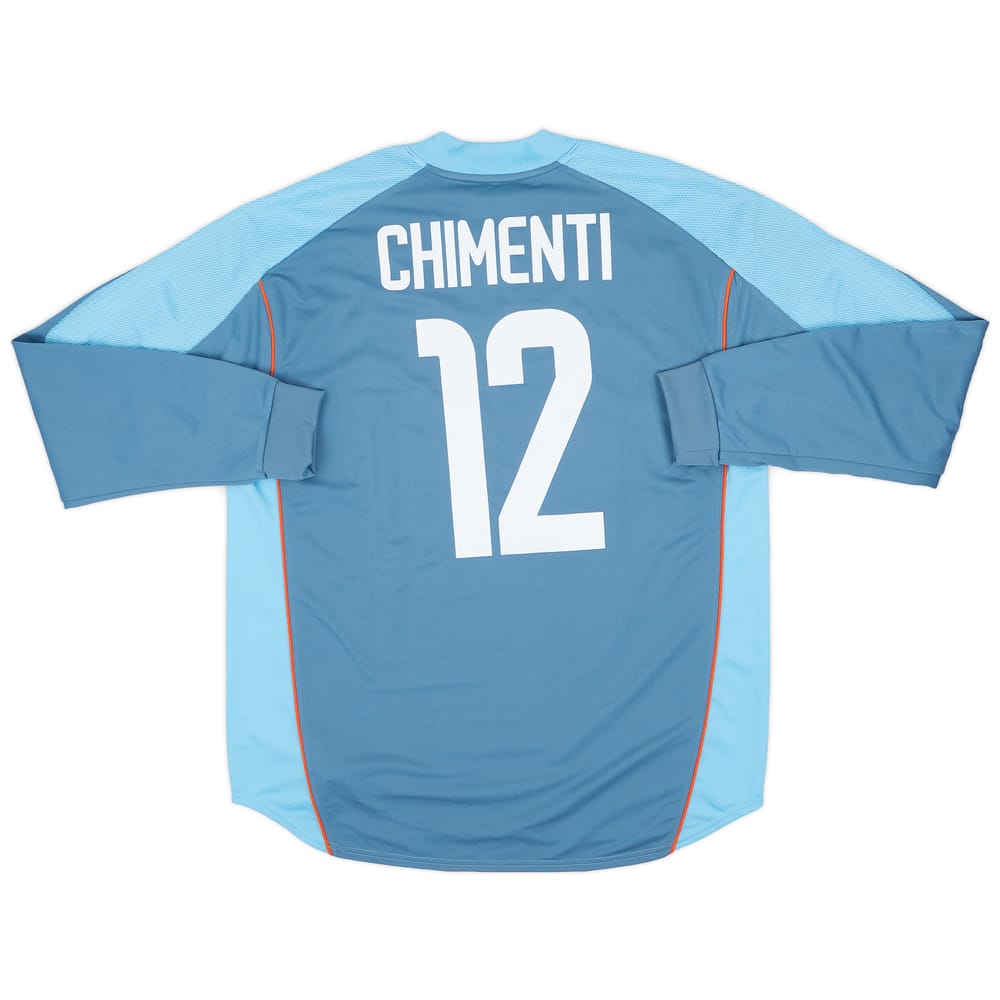 2003-04 Juventus Match Issue GK Shirt Chimenti #12