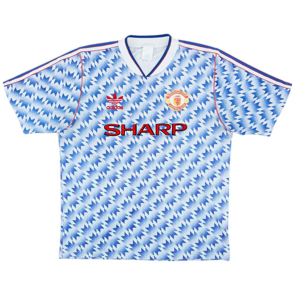 1990-92 Manchester United Away Shirt - 5/10 - (M)