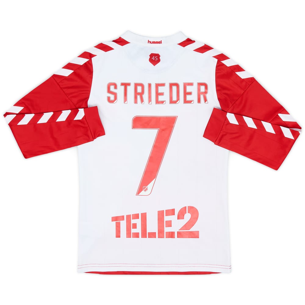 2015-16 Utrecht Home Shirt Strieder #7 - 9/10 - (M.Boys)