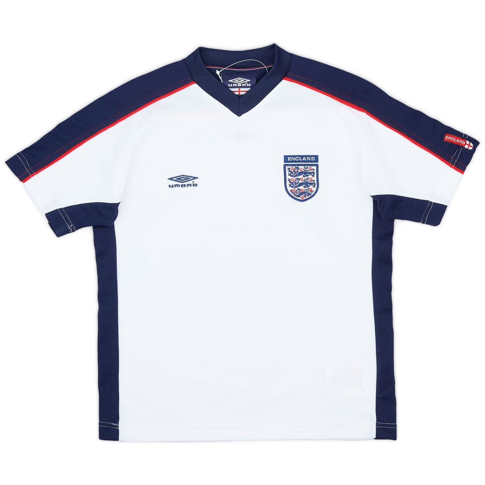2000-02 England Umbro Training Shirt - 9/10 - (M.Boys)