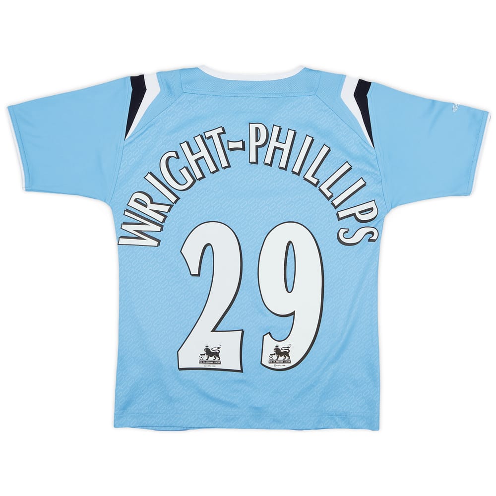 2004-05 Manchester City Home Shirt Wright-Phillips #29 - 8/10 - (M.Boys)