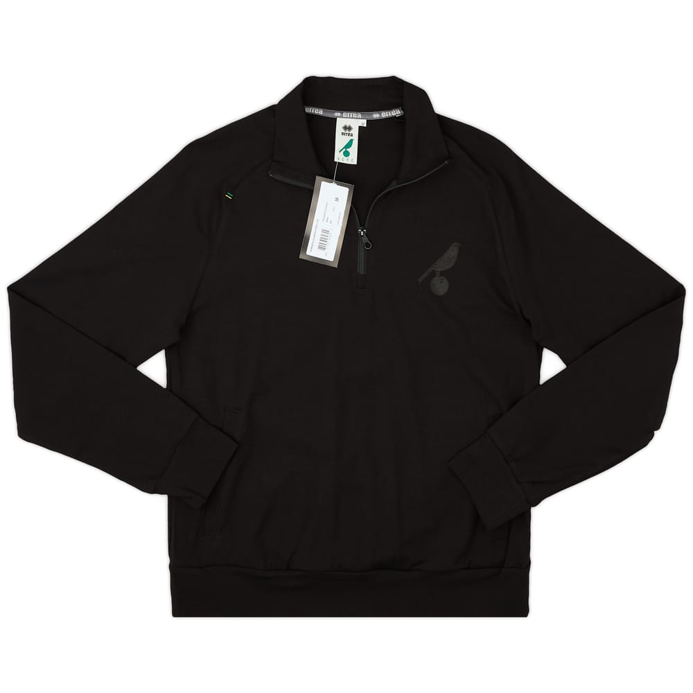 2017-18 Norwich Errea 1/4 Zip Sweat Top (M)