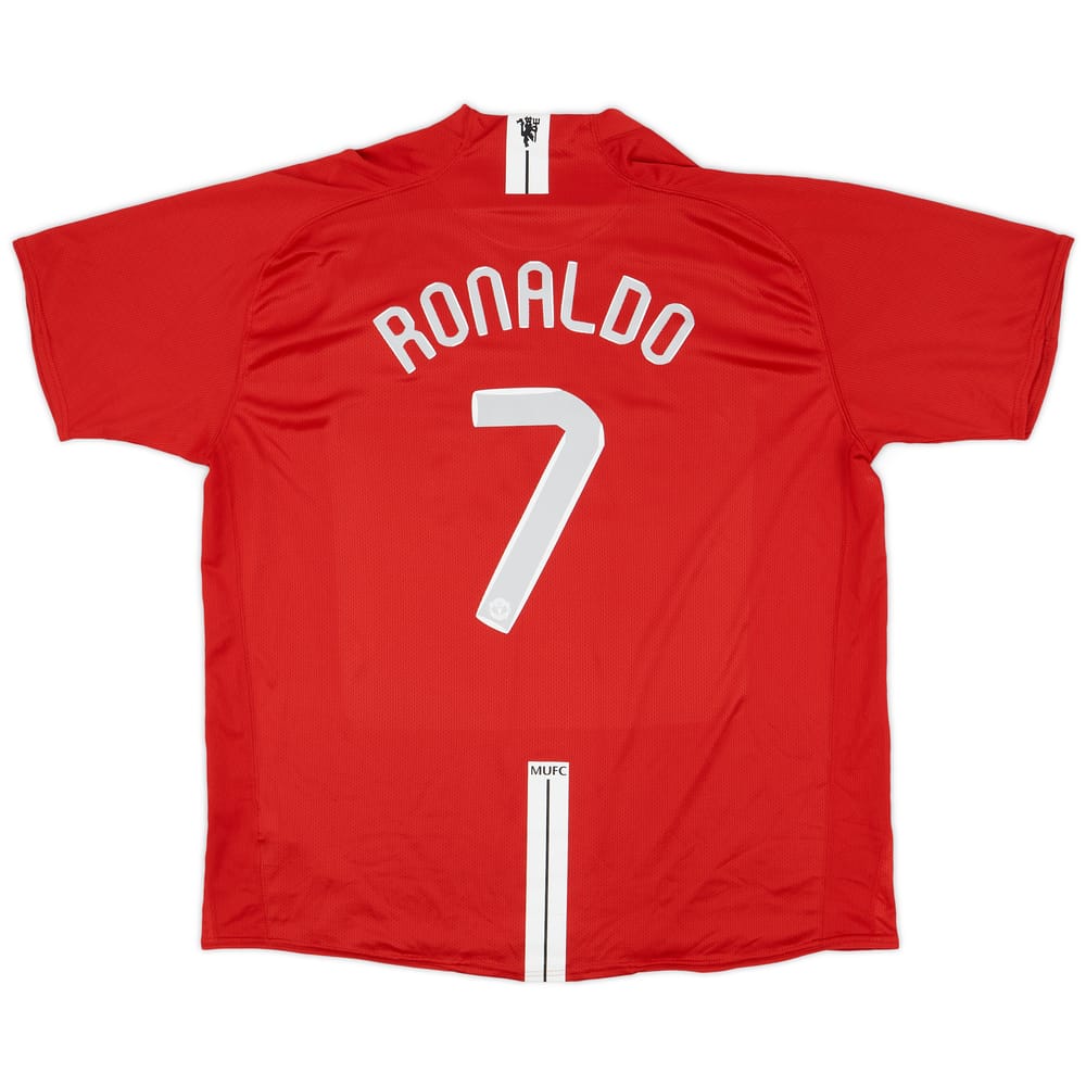 2007-09 Manchester United Home Shirt Ronaldo #7 - 9/10 - (3XL)