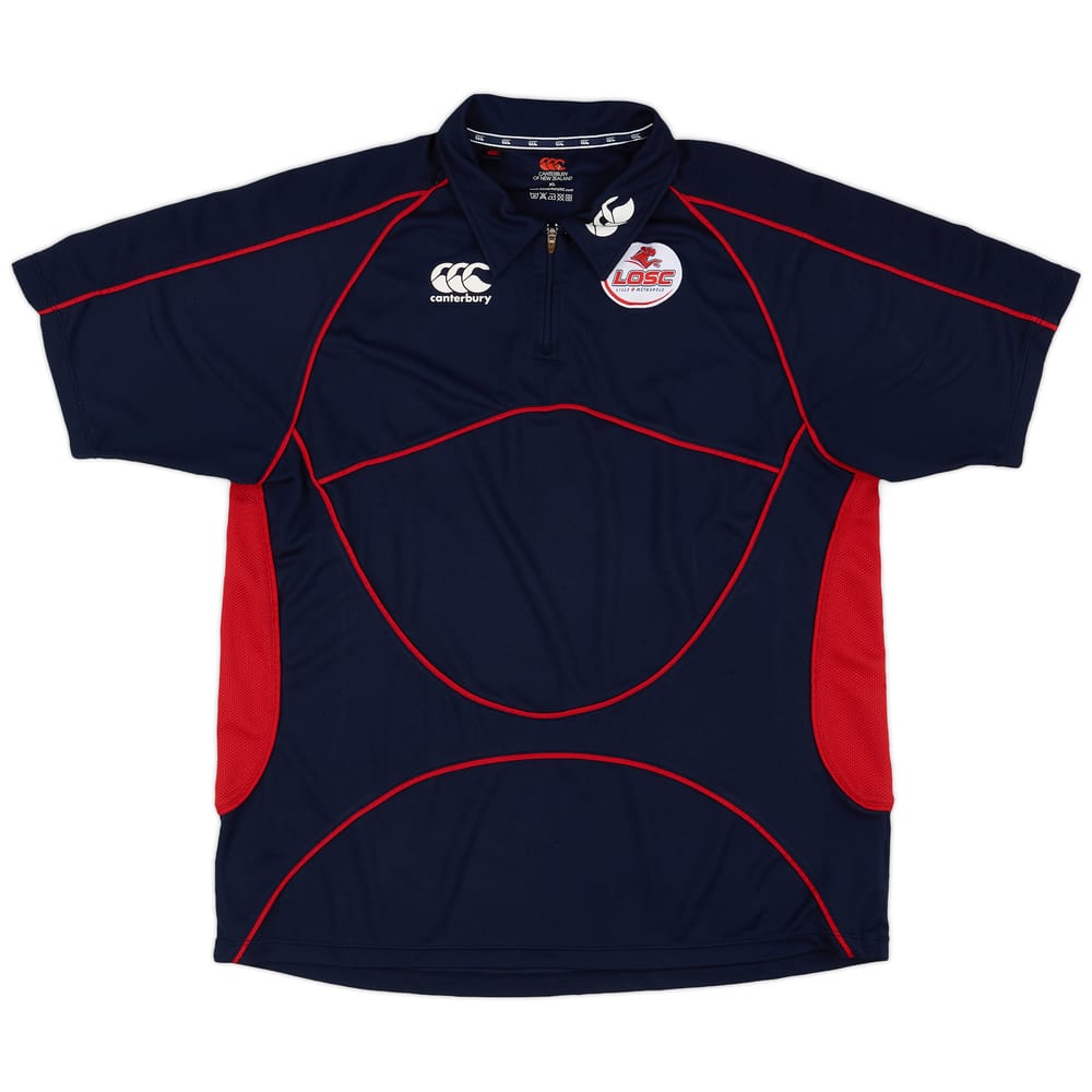 2008-09 Lille Canterbury 1/4 Zip Polo Shirt - 9/10 - (XL)