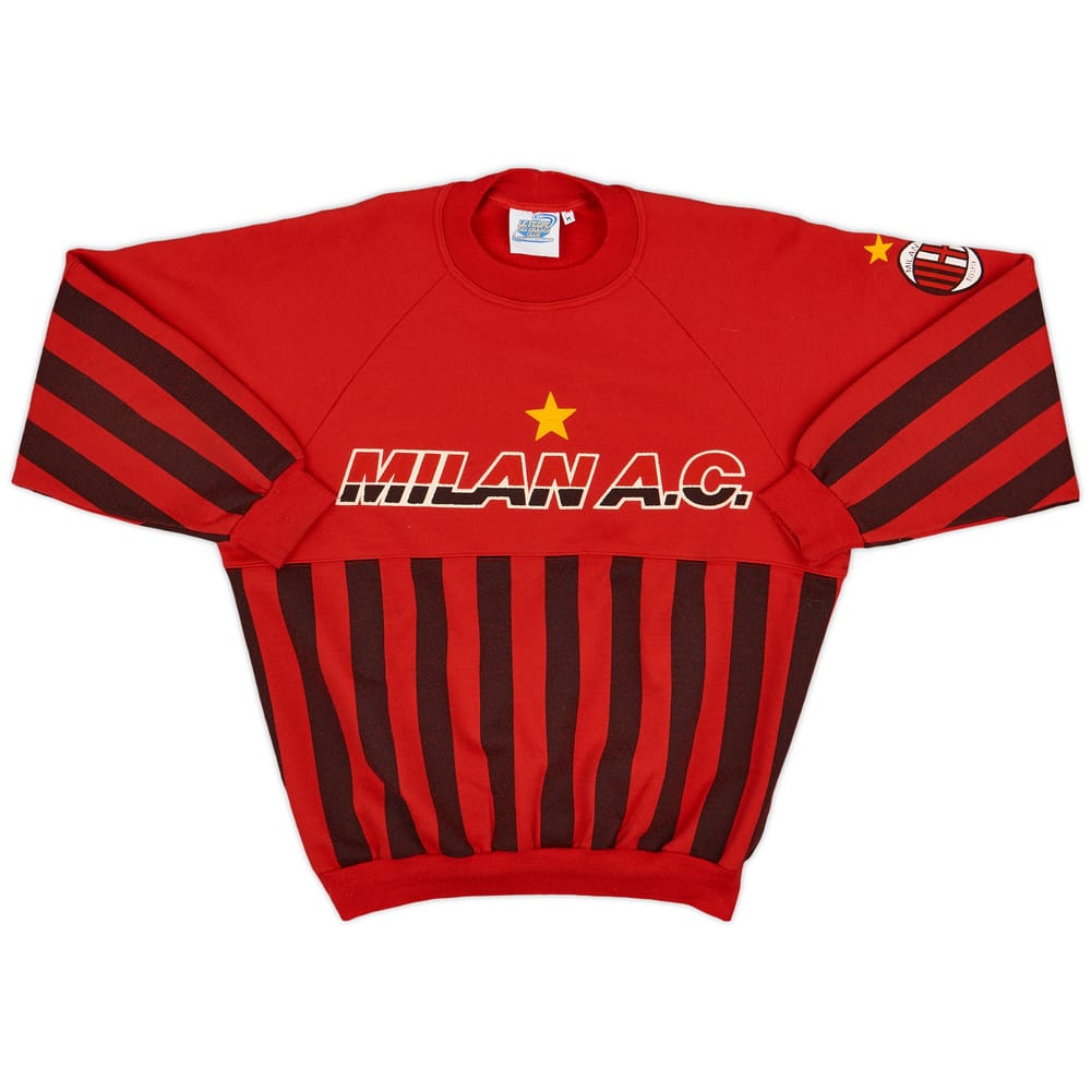 1990-91 AC Milan Le Felpe Dei Grandi Sweat Top - 8/10 - (M)