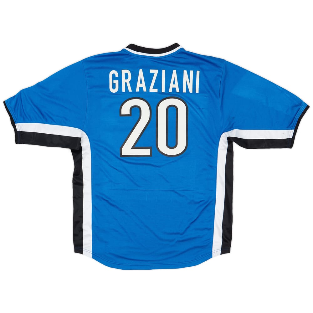 2001 MLS All-Star West Match Issue Signed Home Shirt Graziani #20