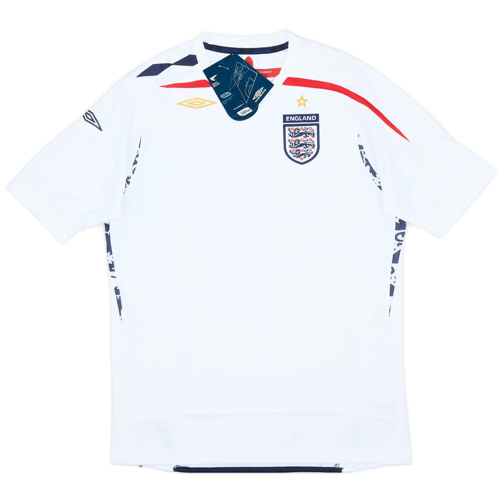 2007-09 England Home Shirt (XL.Boys)