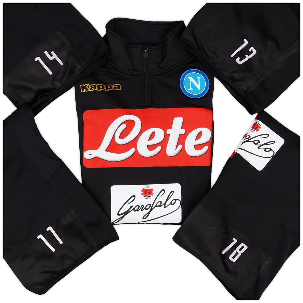 2016-17 Napoli Player Issue 1/4 Zip Training Top # - 3/10