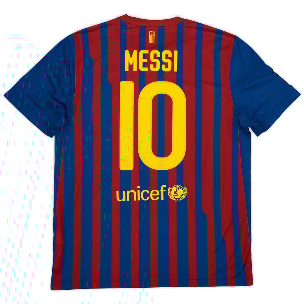 2011-12 Barcelona Home Shirt Messi #10 - 9/10 - (L)