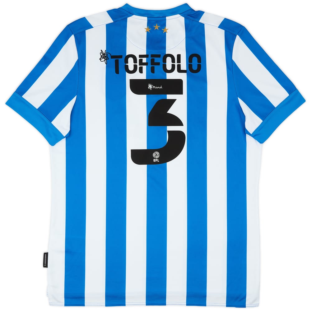 2021-22 Huddersfield Home Shirt Toffolo #3 - 9/10 - (XL)