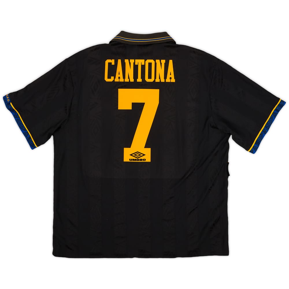 1993-95 Manchester United Away Shirt Cantona #7 - 7/10 - (XXL)