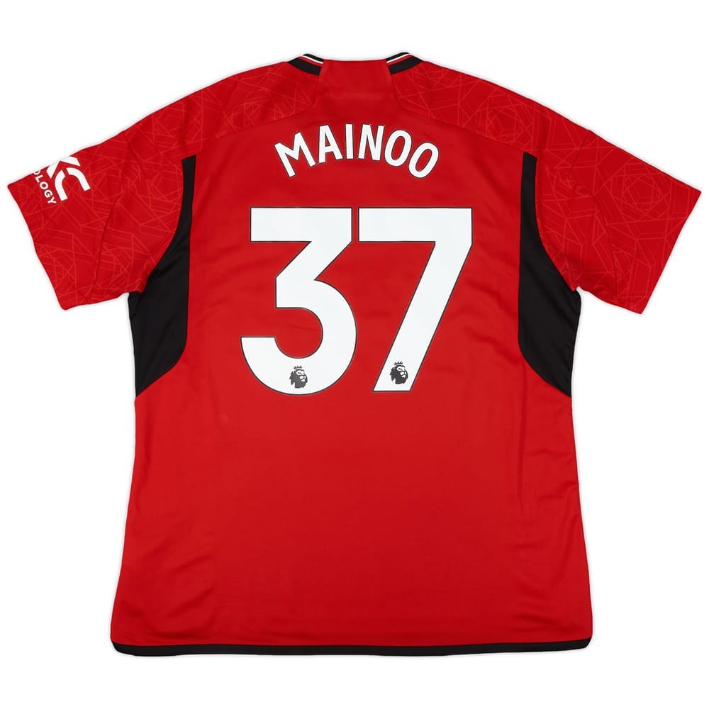 2023-24 Manchester United Home Shirt Mainoo #37 - 7/10 - (XL)