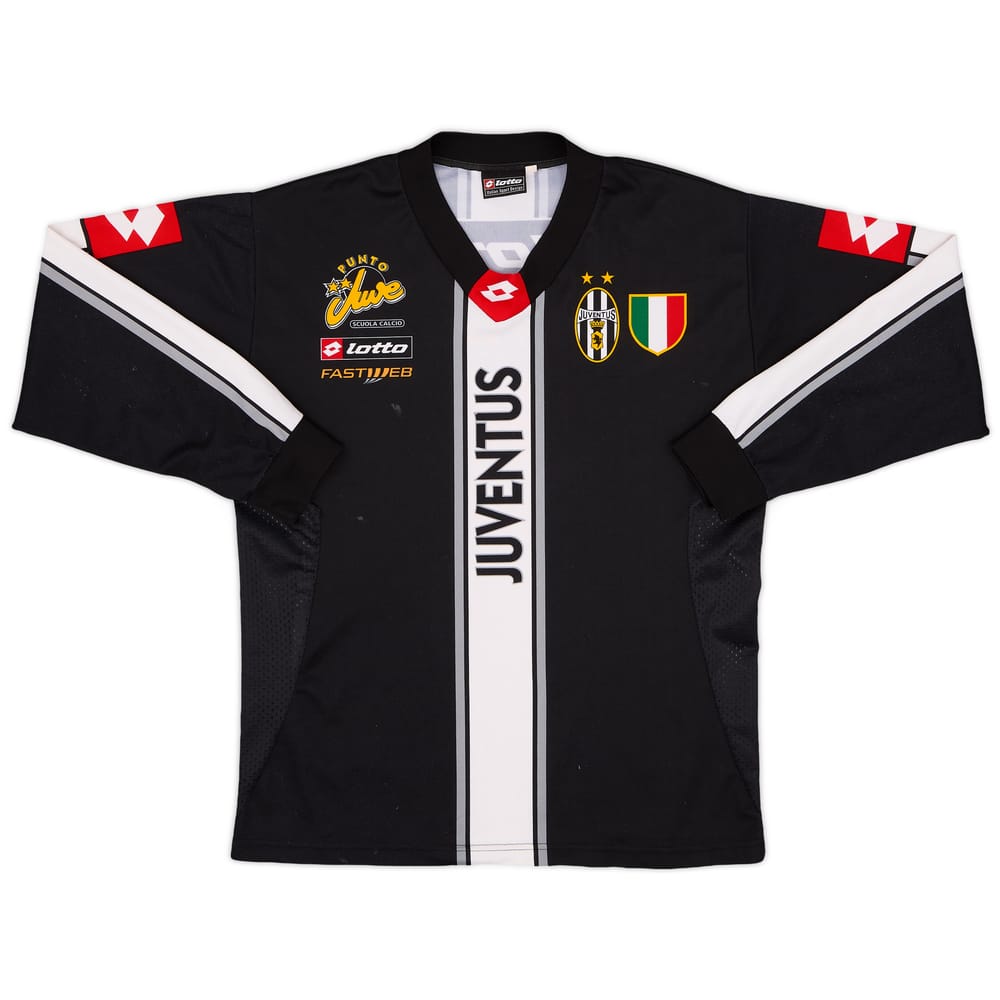 2002-03 Juventus Lotto 'Scuola Calcio' Training L/S Shirt - 6/10 - (XS)