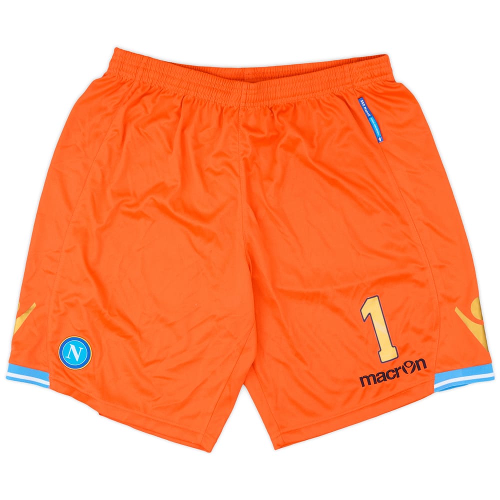 2011-12 Napoli Player Issue GK Shorts - 9/10 - (XXL)