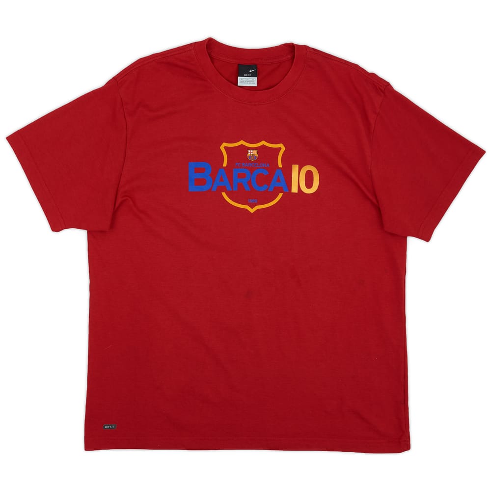 2010-11 Barcelona Nike Graphic Tee - 7/10 - (XL)