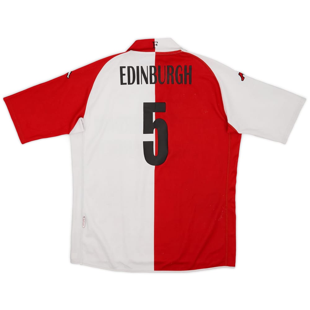 2003-04 Feyenoord Home Shirt Edinburgh #5 - 6/10 - (M)