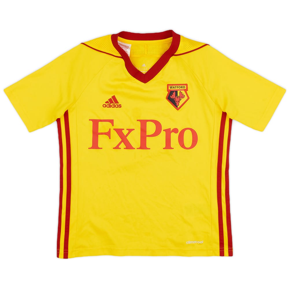 2017-18 Watford Home Shirt - 8/10 - (S.Boys)