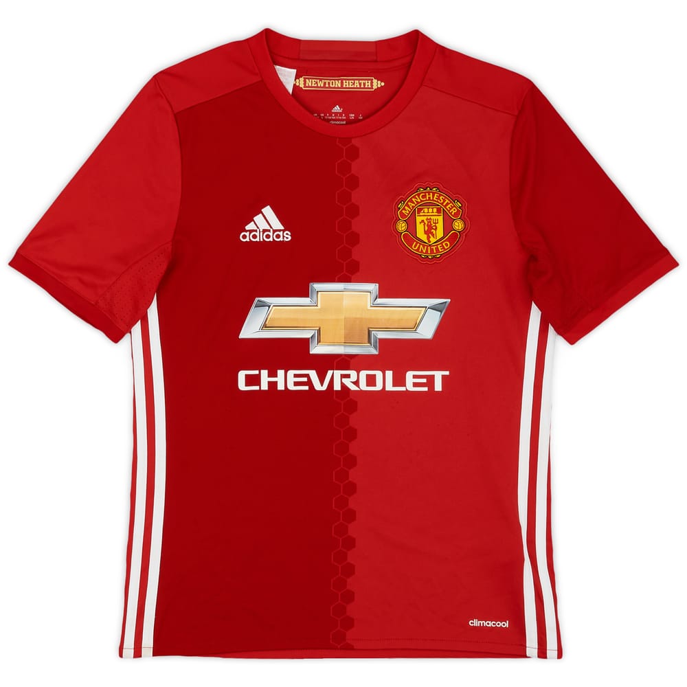 2016-17 Manchester United Home Shirt - 7/10 - (L.Boys)
