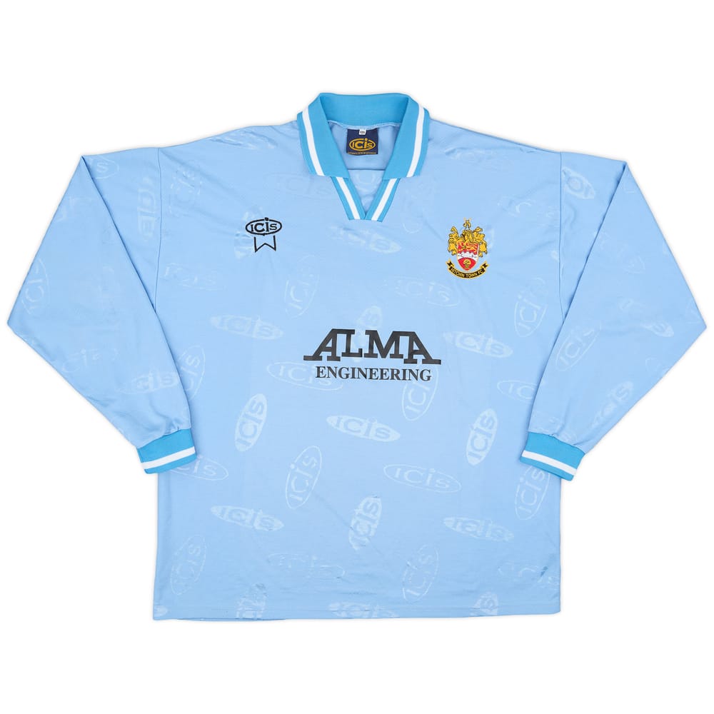 2000-02 Hitchin Town Away L/S Shirt - 9/10 - (XXL)