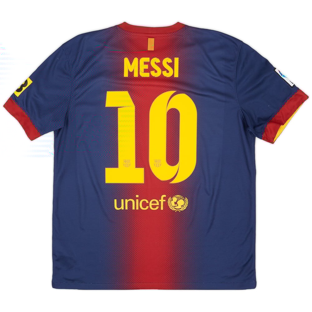 2012-13 Barcelona Home Shirt Messi #10 - 8/10 - (L)