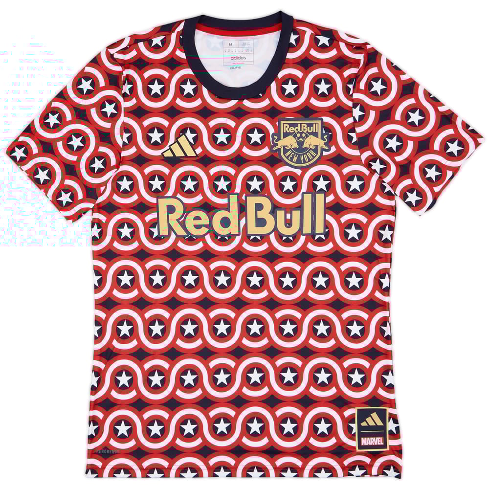 2023 New York Red Bulls adidas x Marvel 'Captain America' Training Shirt - 8/10 - (M)