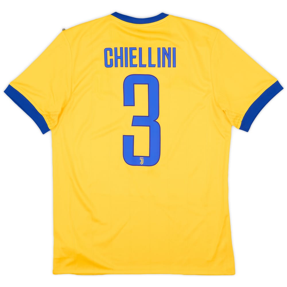 2017-18 Juventus Away Shirt Chiellini #3 (M)