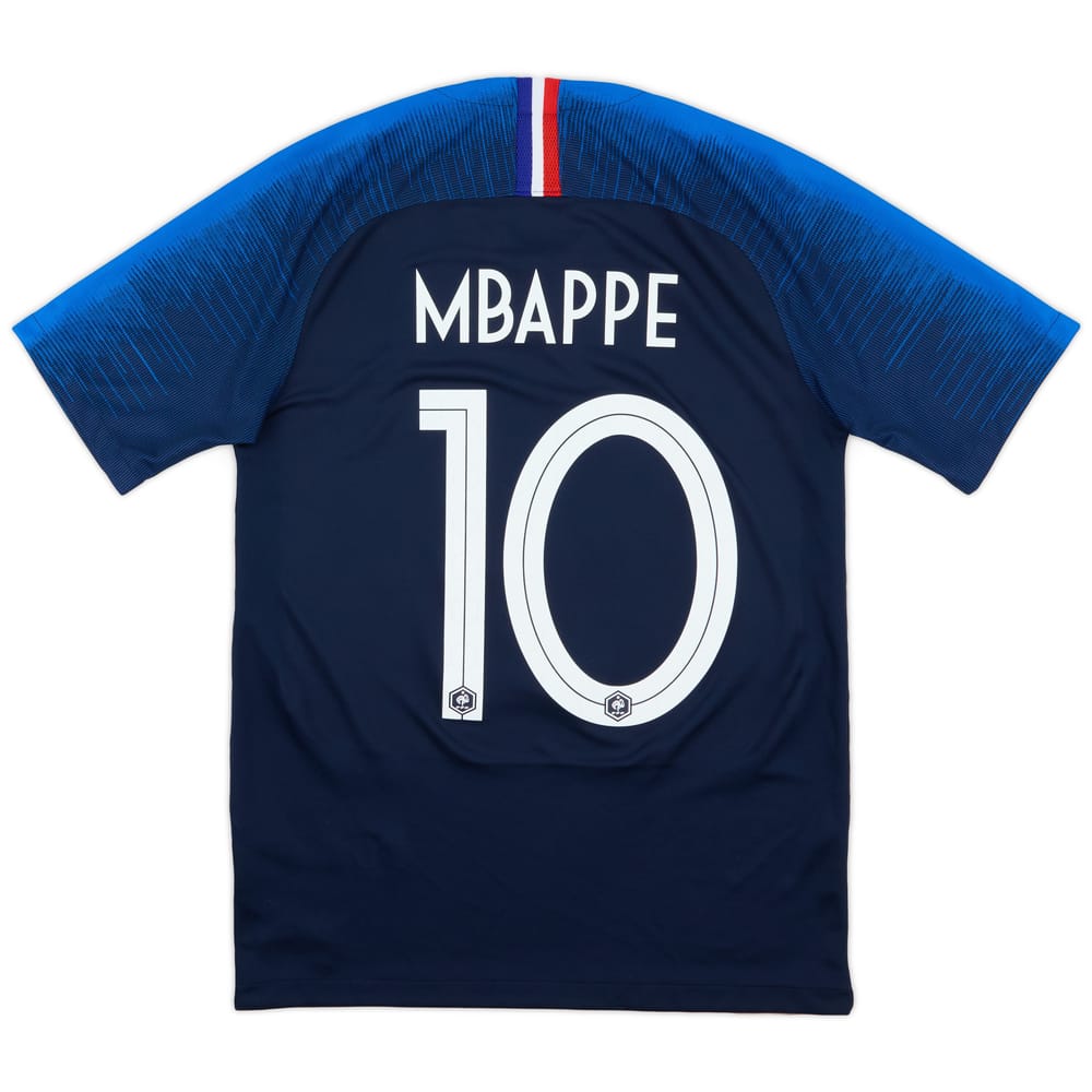 2018 France Home Shirt Mbappe #10 - 9/10 - (S)